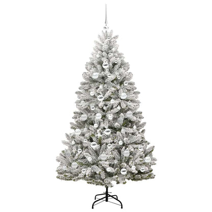 vidaXL Artificial Christmas Tree 180 cm 300 LEDs Warm White