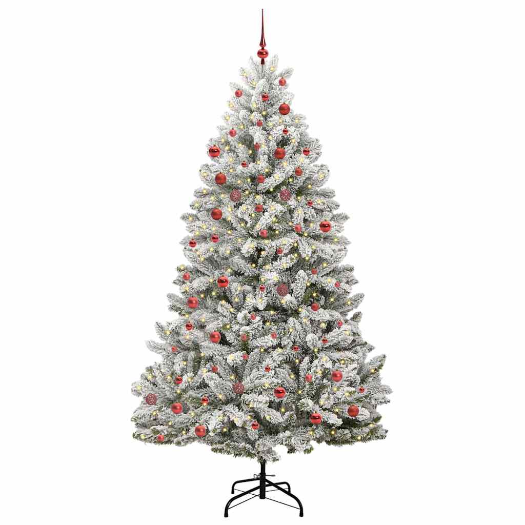 vidaXL Artificial Christmas Tree 210 cm 300 LEDs Warm White