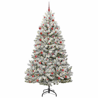 vidaXL Artificial Christmas Tree 210 cm 300 LEDs Warm White