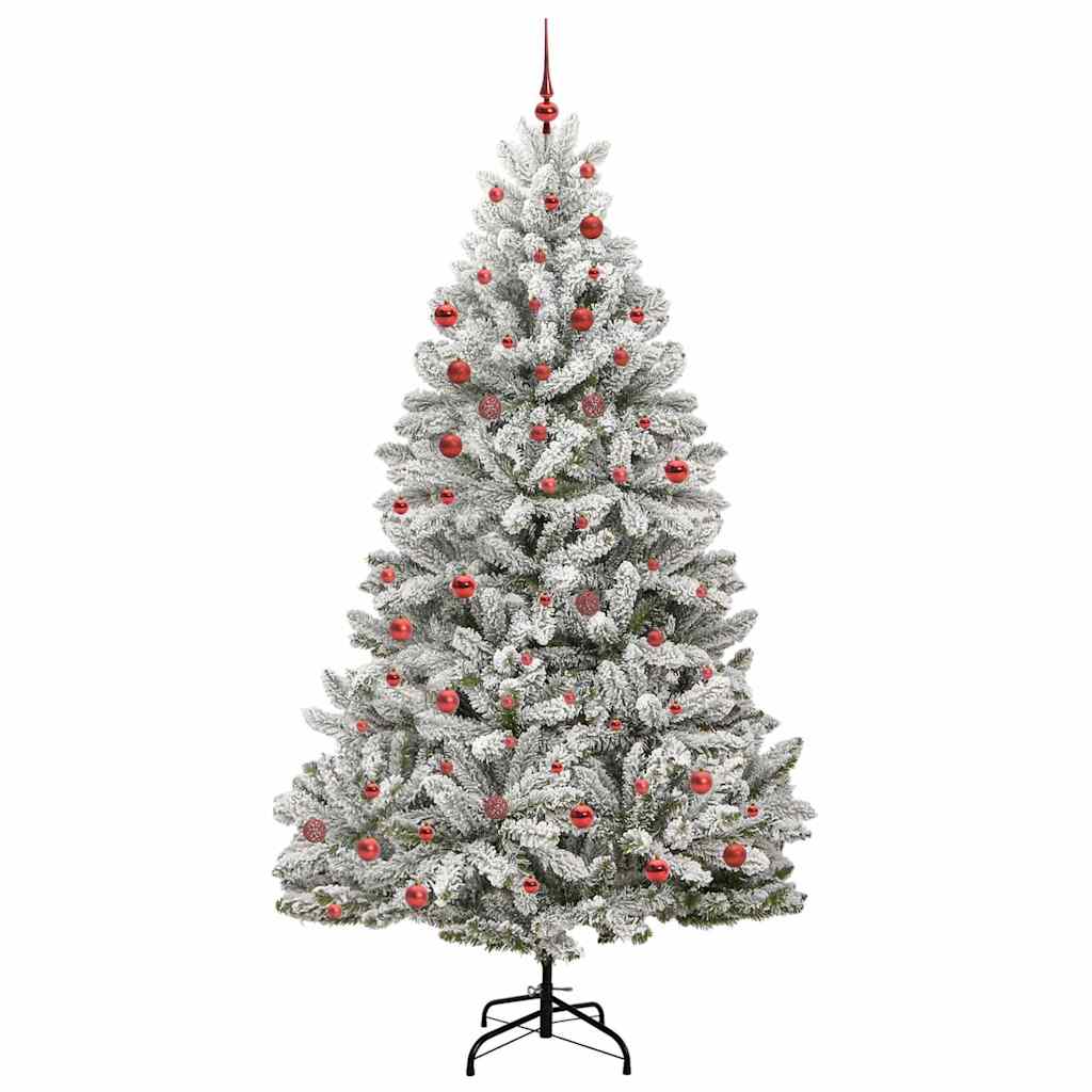 vidaXL Artificial Christmas Tree 210 cm 300 LEDs Warm White