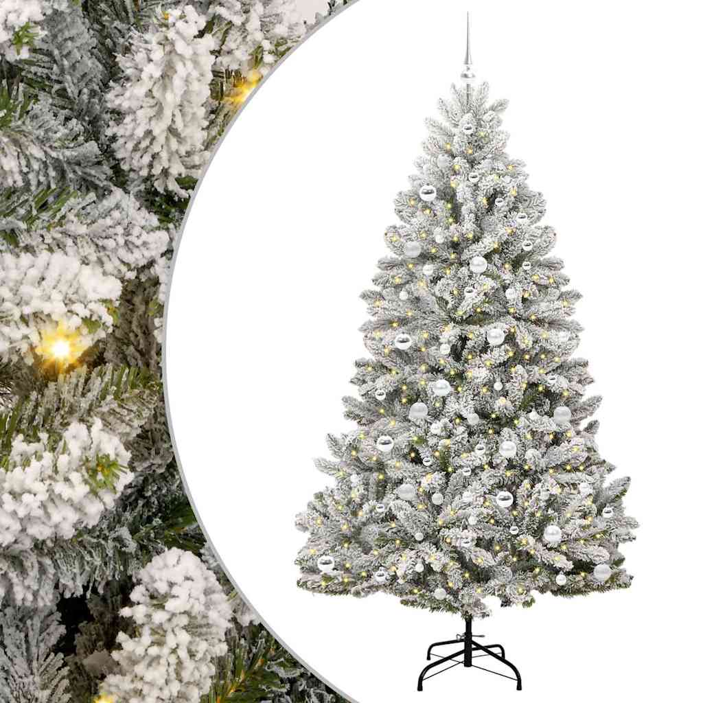 vidaXL Artificial Christmas Tree 210 cm 300 LEDs Warm White