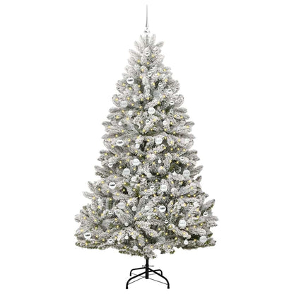 vidaXL Artificial Christmas Tree 210 cm 300 LEDs Warm White
