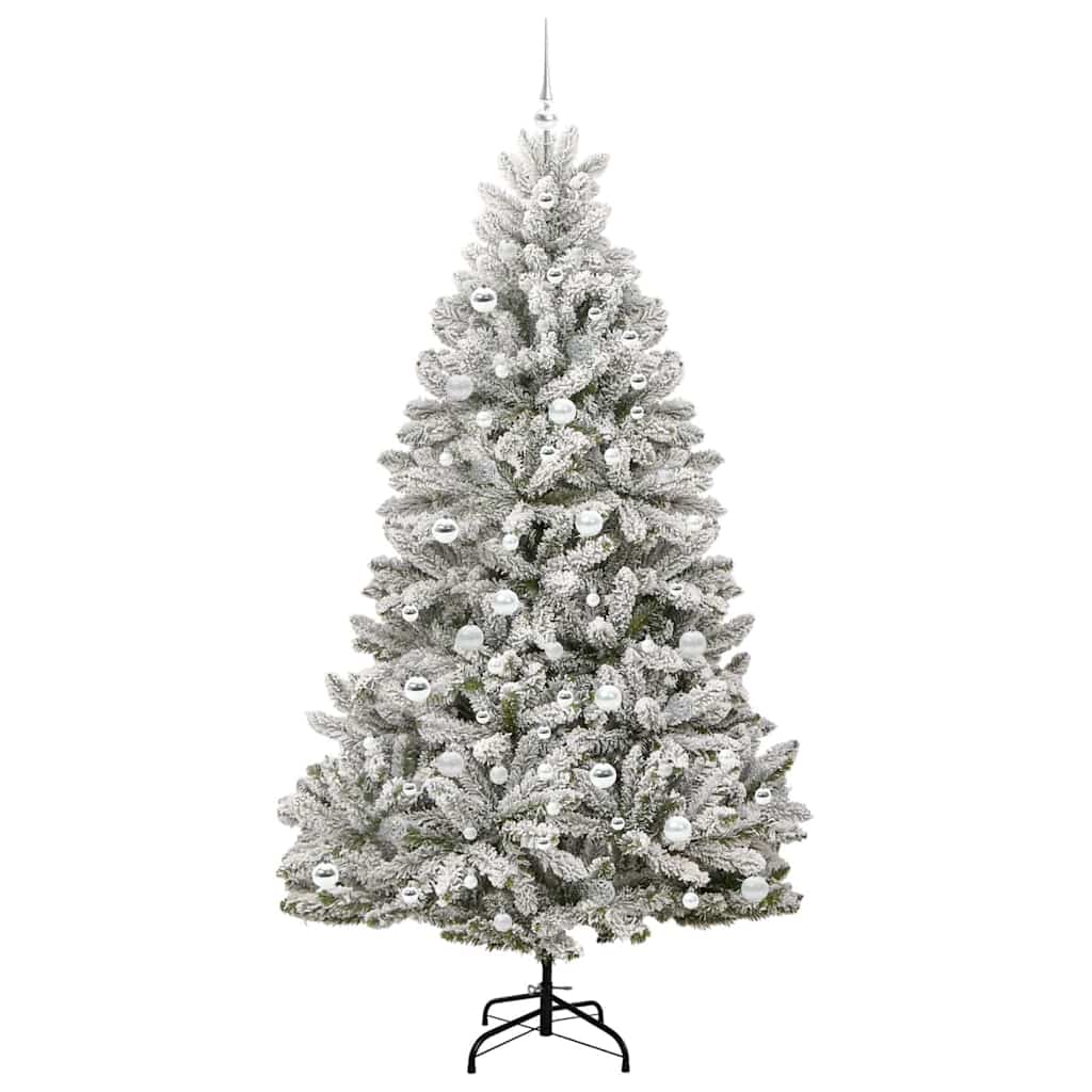 vidaXL Artificial Christmas Tree 210 cm 300 LEDs Warm White