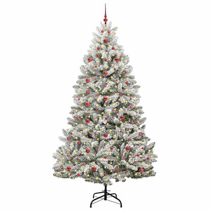 vidaXL Artificial Christmas Tree 240 cm 300 LEDs Warm White