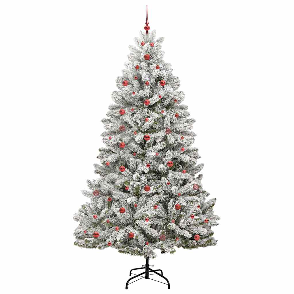 vidaXL Artificial Christmas Tree 240 cm 300 LEDs Warm White
