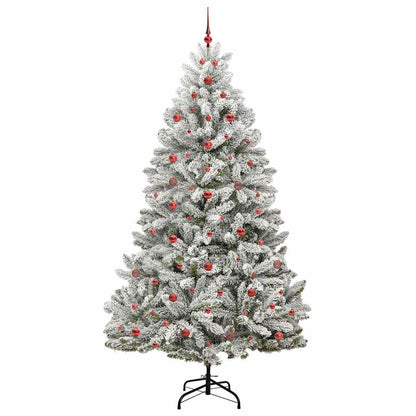 vidaXL Artificial Christmas Tree 240 cm 300 LEDs Warm White