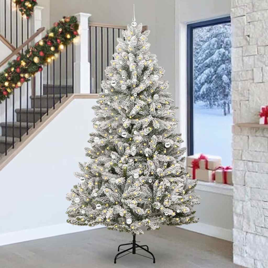 vidaXL Artificial Christmas Tree 270 cm 300 LEDs Warm White