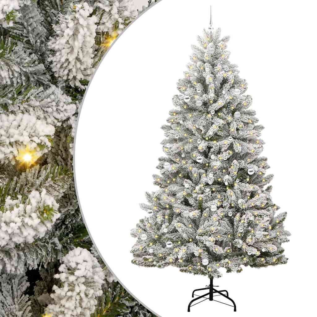 vidaXL Artificial Christmas Tree 270 cm 300 LEDs Warm White