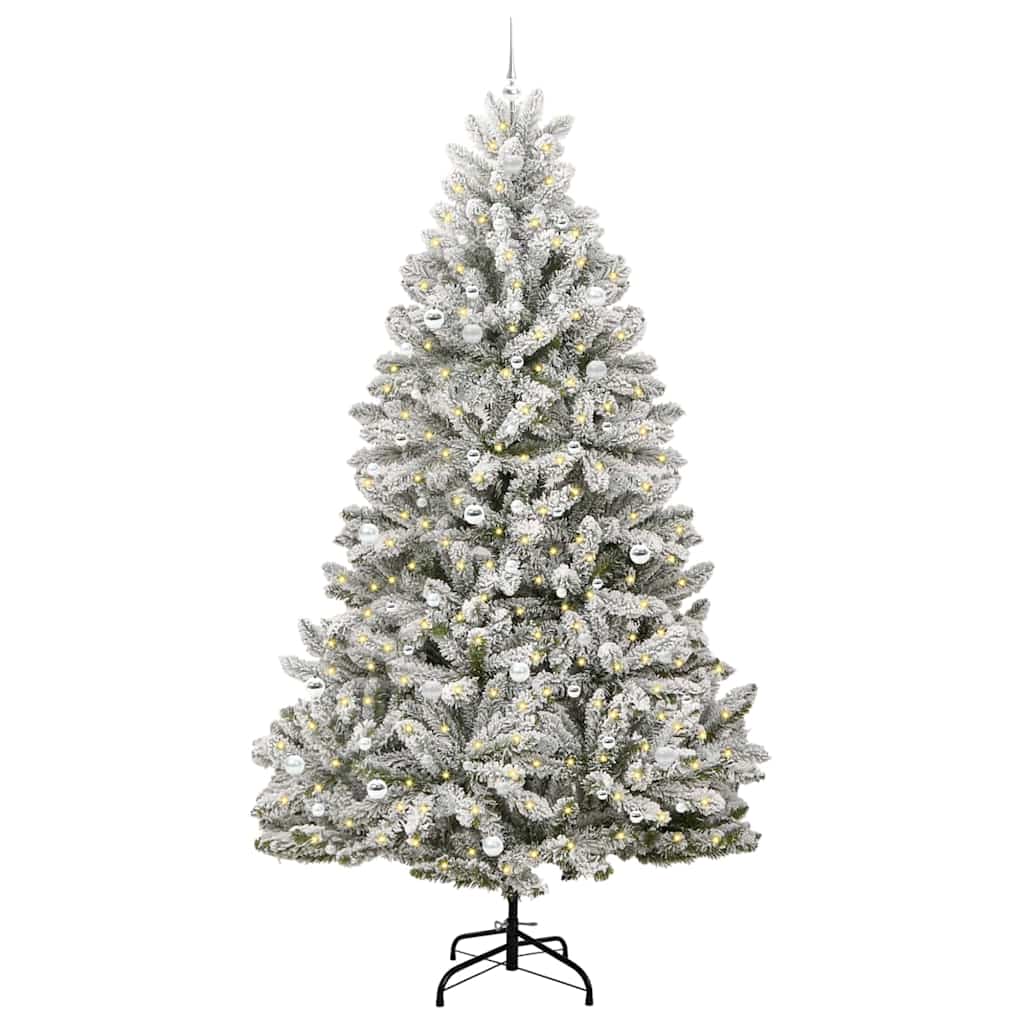 vidaXL Artificial Christmas Tree 270 cm 300 LEDs Warm White
