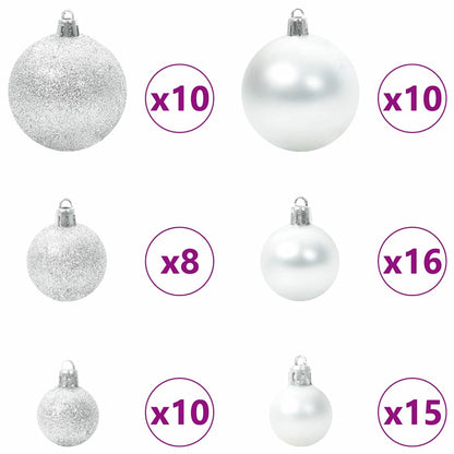 vidaXL Artificial Christmas Tree 270 cm 300 LEDs Warm White