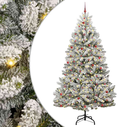 vidaXL Artificial Christmas Tree 300 cm 300 LEDs Warm White