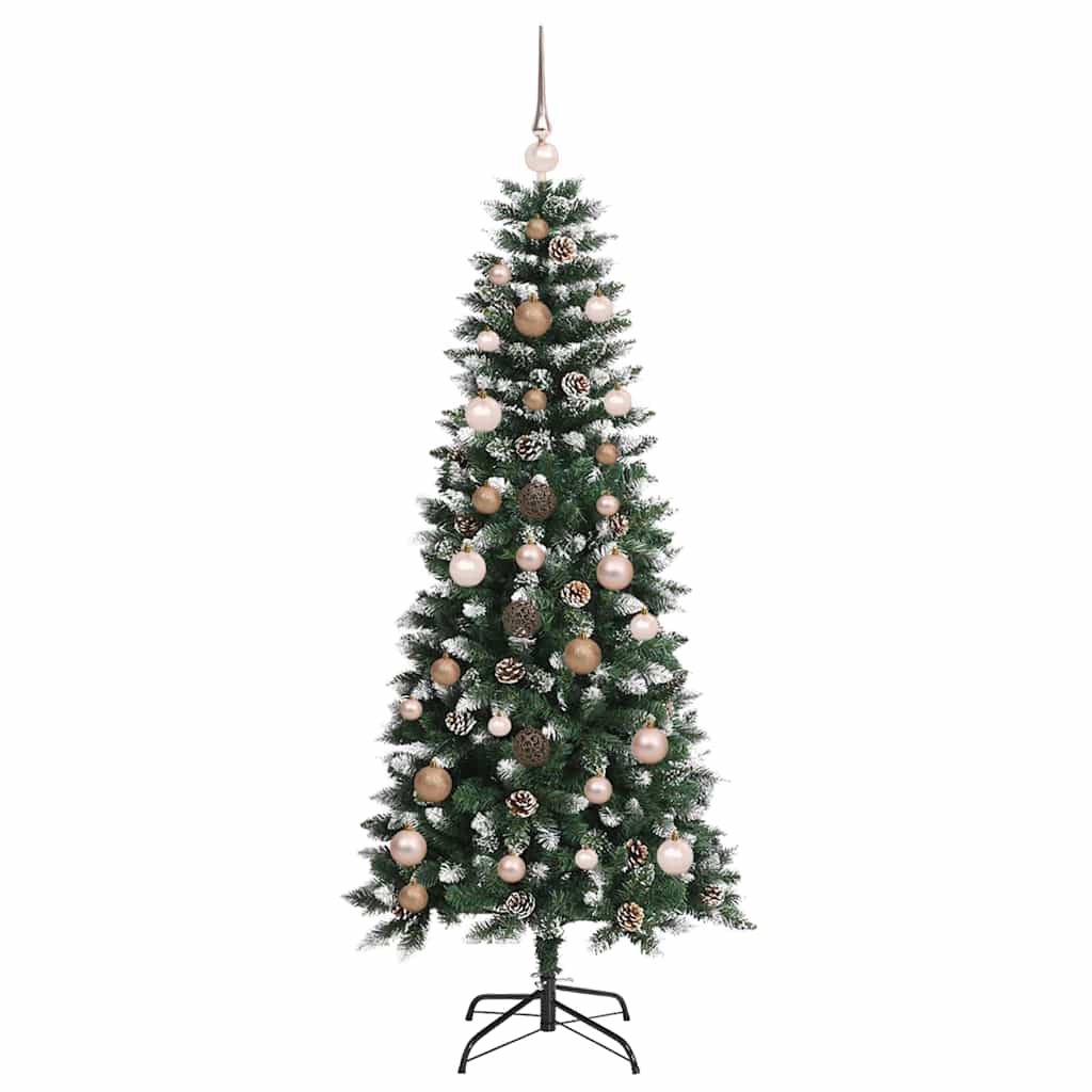 vidaXL Artificial Christmas Tree with 150 LEDs with Stand Green 150 cm