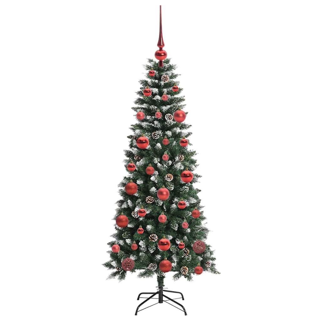 vidaXL Artificial Christmas Tree with 150 LEDs with Stand Green 150 cm