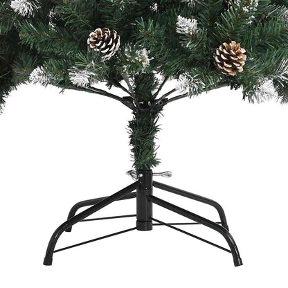 vidaXL Artificial Christmas Tree with 150 LEDs with Stand Green 150 cm