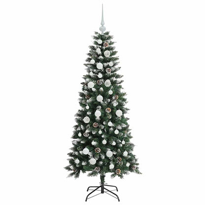 vidaXL Artificial Christmas Tree with 150 LEDs with Stand Green 150 cm
