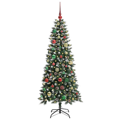 vidaXL Artificial Christmas Tree with 150 LEDs with Stand Green 150 cm