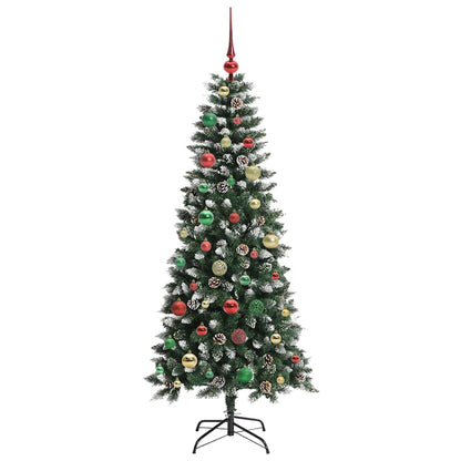 vidaXL Artificial Christmas Tree with 150 LEDs with Stand Green 150 cm