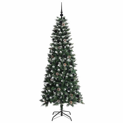 vidaXL Artificial Christmas Tree with 300 LEDs with Stand Green 180 cm