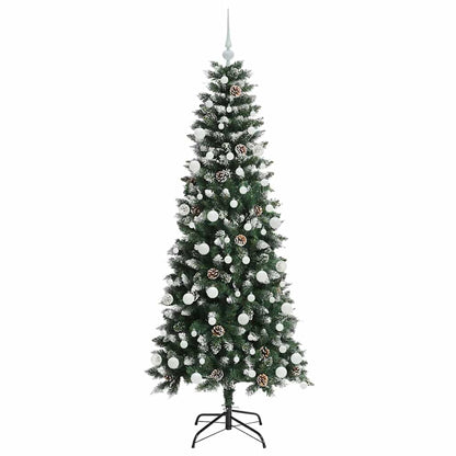 vidaXL Artificial Christmas Tree with 300 LEDs with Stand Green 180 cm