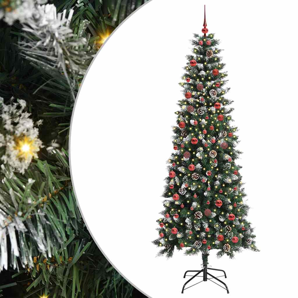 vidaXL Artificial Christmas Tree Green 210 cm