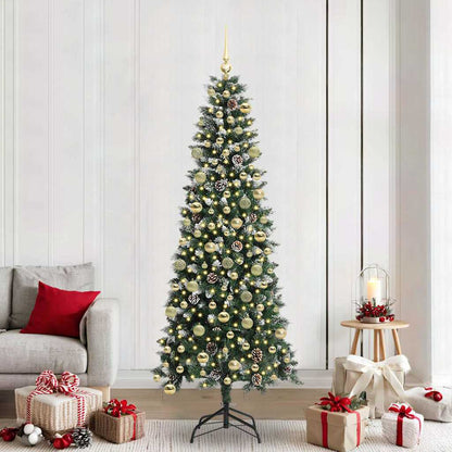 vidaXL Artificial Christmas Tree Green 210 cm