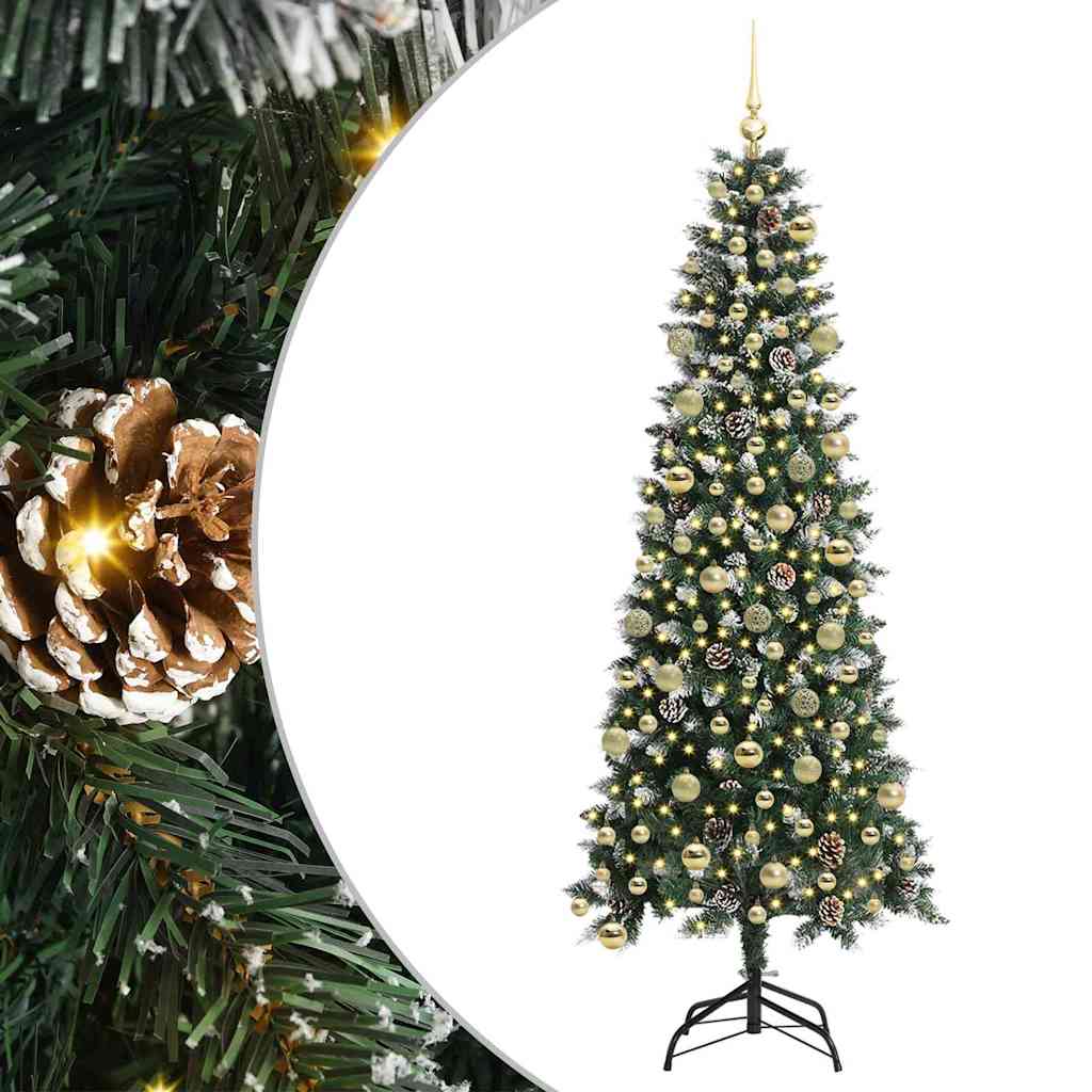 vidaXL Artificial Christmas Tree Green 210 cm