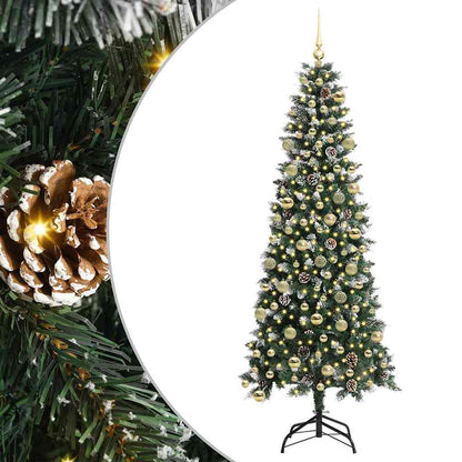 vidaXL Artificial Christmas Tree Green 210 cm