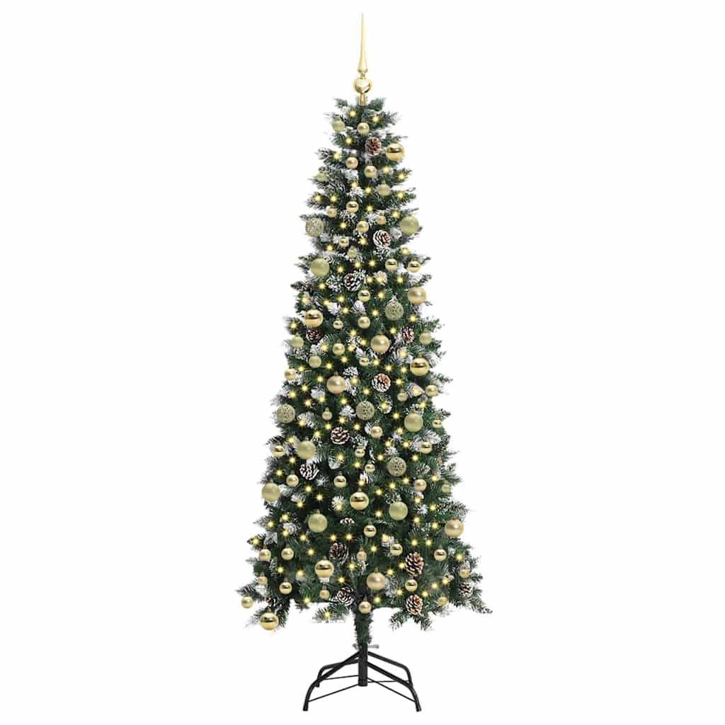 vidaXL Artificial Christmas Tree Green 210 cm