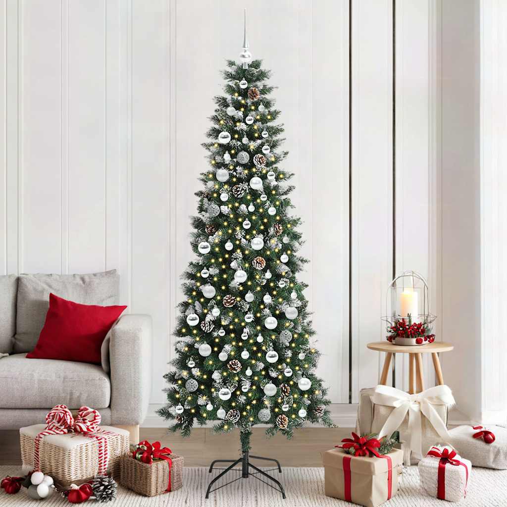 vidaXL Artificial Christmas Tree Green 210 cm