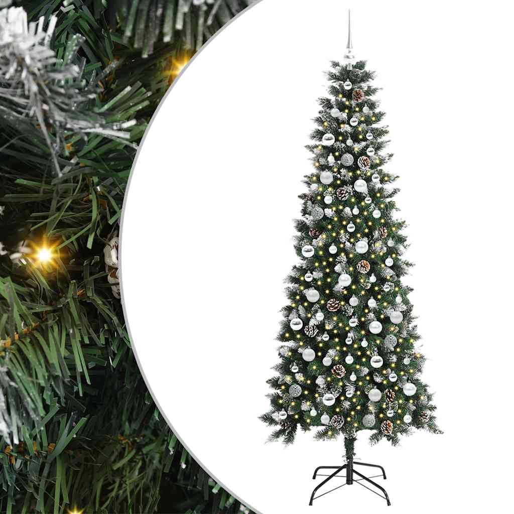 vidaXL Artificial Christmas Tree Green 210 cm