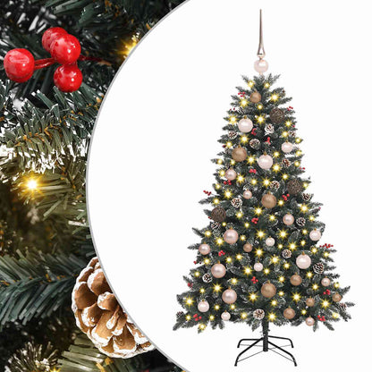 vidaXL Artificial Christmas Tree with 150 LEDs with Stand Green 120 cm