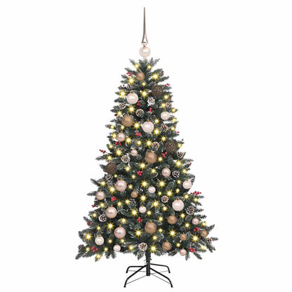 vidaXL Artificial Christmas Tree with 150 LEDs with Stand Green 120 cm