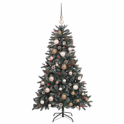 vidaXL Artificial Christmas Tree with 150 LEDs with Stand Green 120 cm