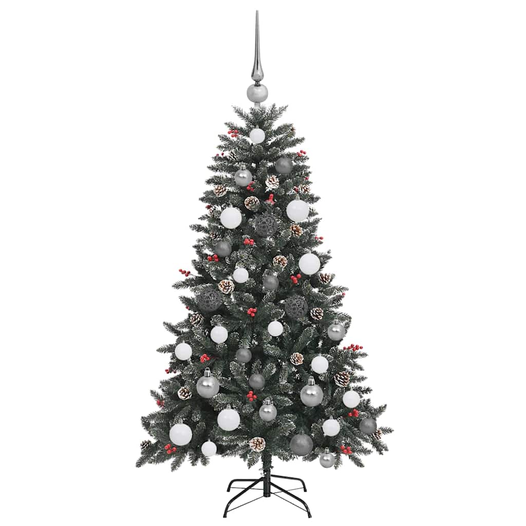 vidaXL Artificial Christmas Tree with 150 LEDs with Stand Green 120 cm