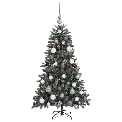 vidaXL Artificial Christmas Tree with 150 LEDs with Stand Green 120 cm