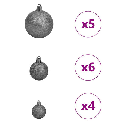 vidaXL Artificial Christmas Tree with 150 LEDs with Stand Green 120 cm