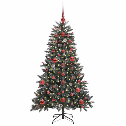vidaXL Artificial Christmas Tree with 150 LEDs with Stand Green 120 cm