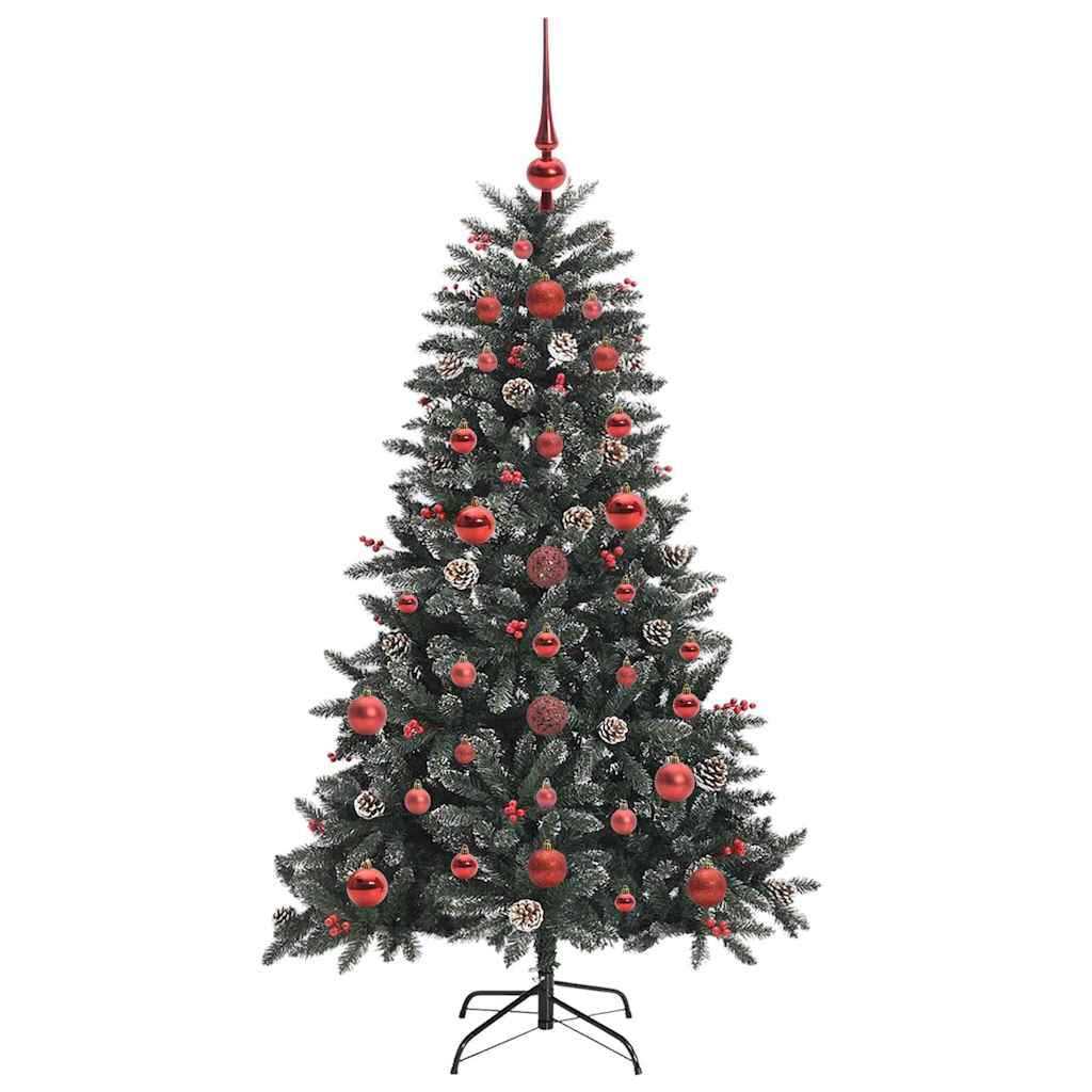 vidaXL Artificial Christmas Tree with 150 LEDs with Stand Green 120 cm