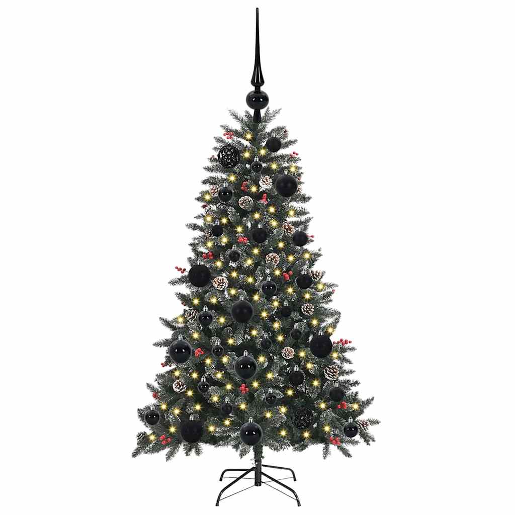 vidaXL Artificial Christmas Tree with 150 LEDs with Stand Green 120 cm
