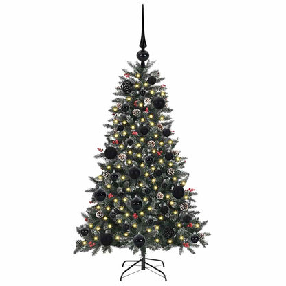 vidaXL Artificial Christmas Tree with 150 LEDs with Stand Green 120 cm