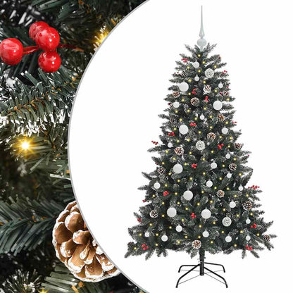 vidaXL Artificial Christmas Tree with 150 LEDs with Stand Green 120 cm