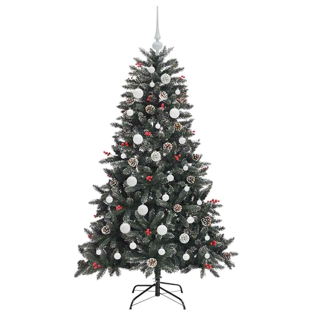 vidaXL Artificial Christmas Tree with 150 LEDs with Stand Green 120 cm