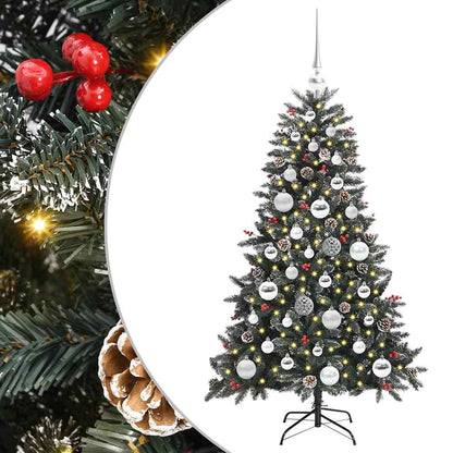 vidaXL Artificial Christmas Tree with 150 LEDs with Stand Green 120 cm