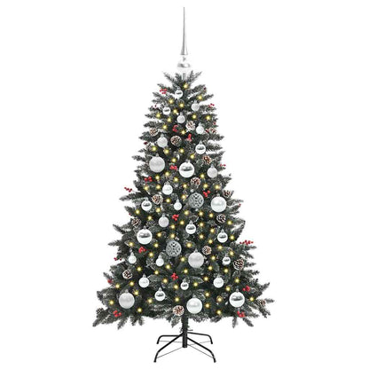 vidaXL Artificial Christmas Tree with 150 LEDs with Stand Green 120 cm
