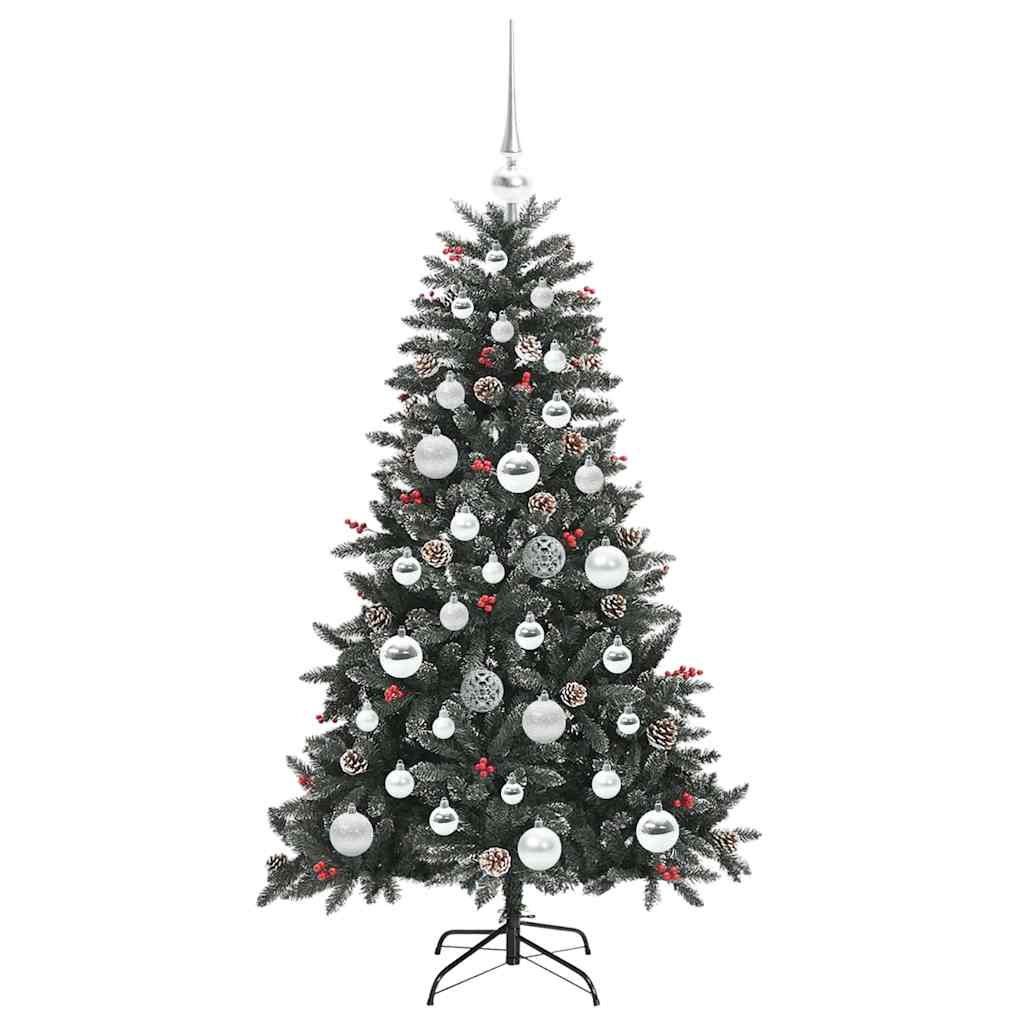 vidaXL Artificial Christmas Tree with 150 LEDs with Stand Green 120 cm