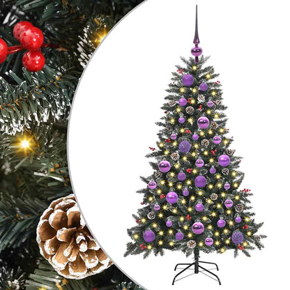 vidaXL Artificial Christmas Tree with 150 LEDs with Stand Green 120 cm