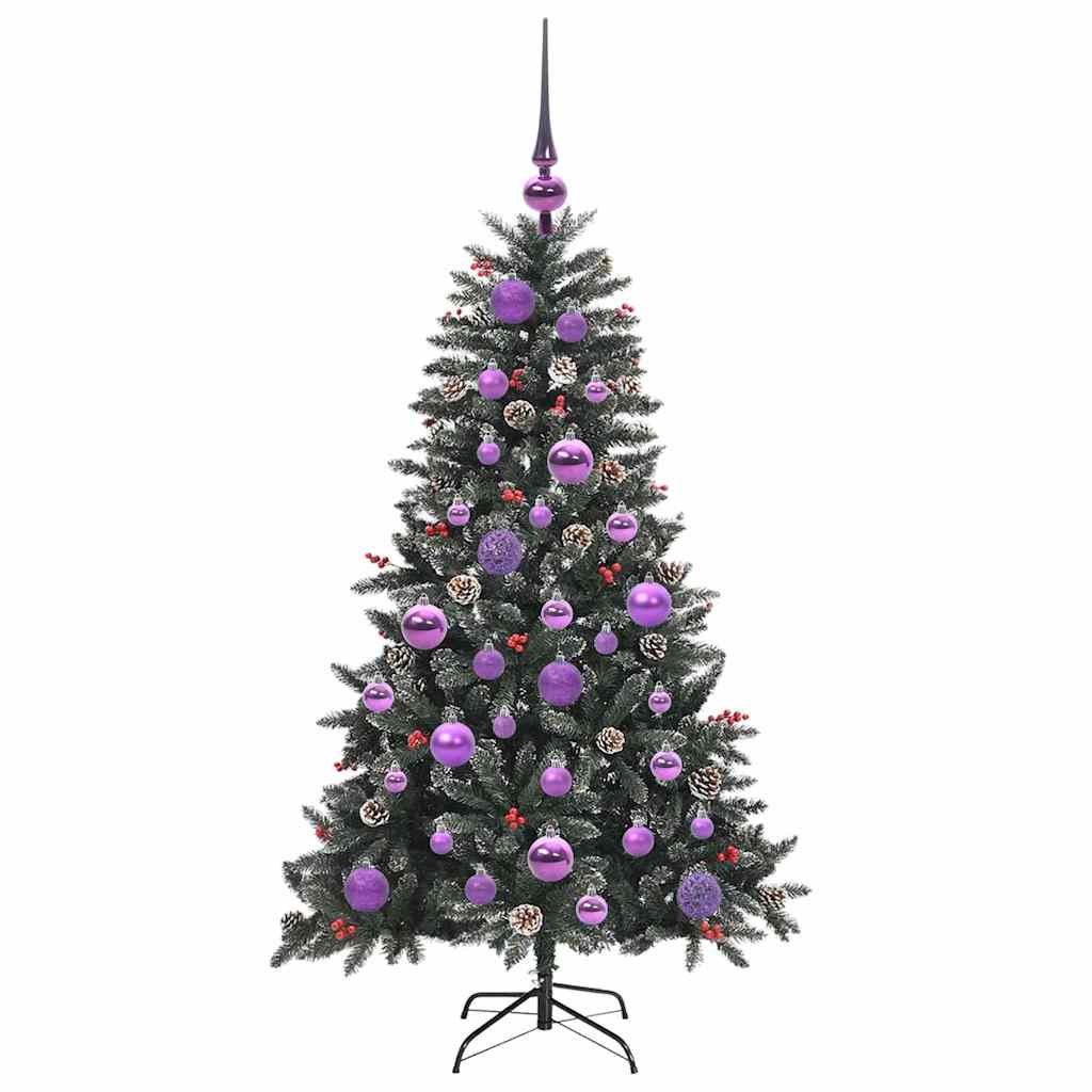 vidaXL Artificial Christmas Tree with 150 LEDs with Stand Green 120 cm