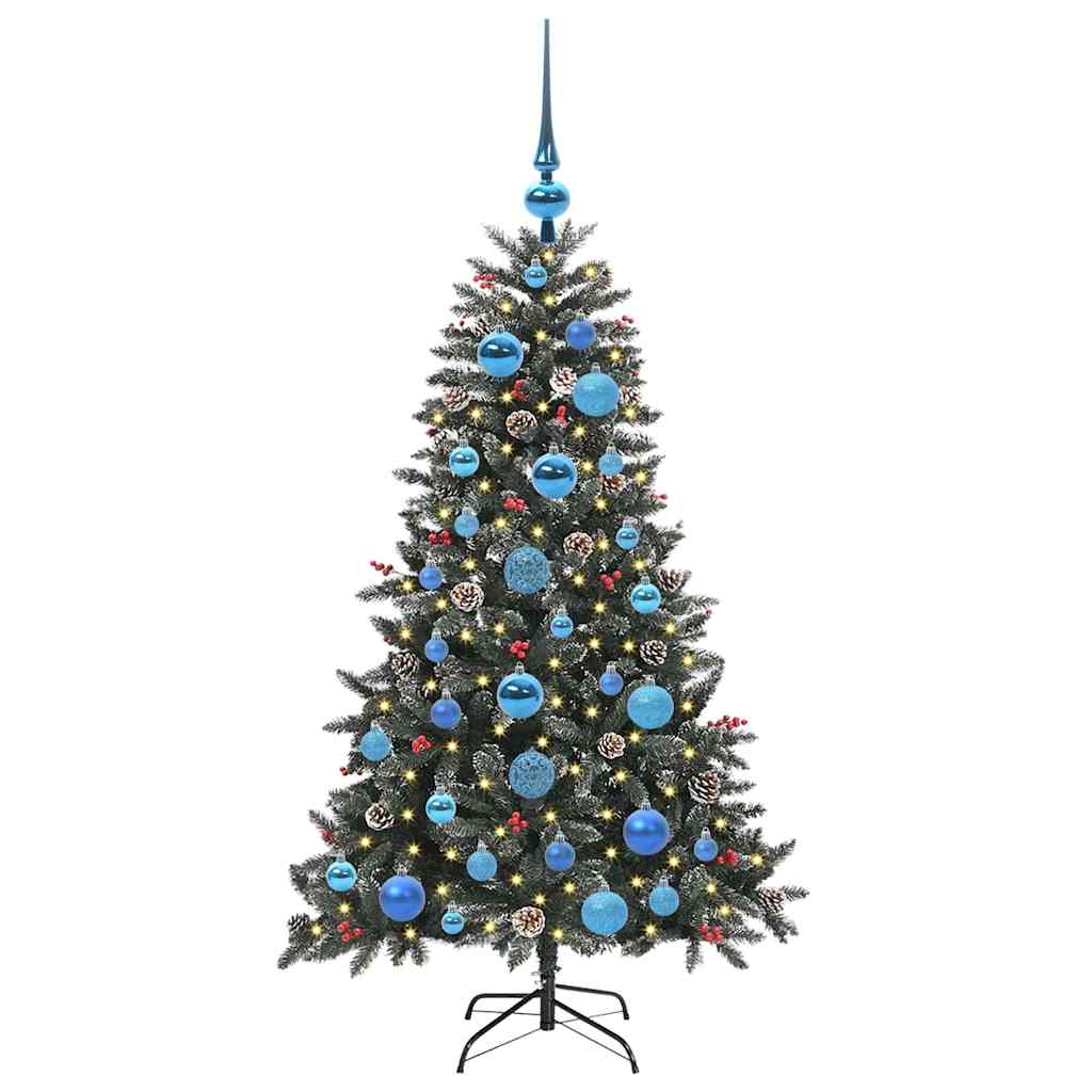 vidaXL Artificial Christmas Tree with 150 LEDs with Stand Green 120 cm