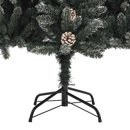 vidaXL Artificial Christmas Tree with 150 LEDs with Stand Green 150 cm