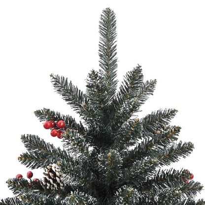 vidaXL Artificial Christmas Tree with 300 LEDs with Stand Green 180 cm